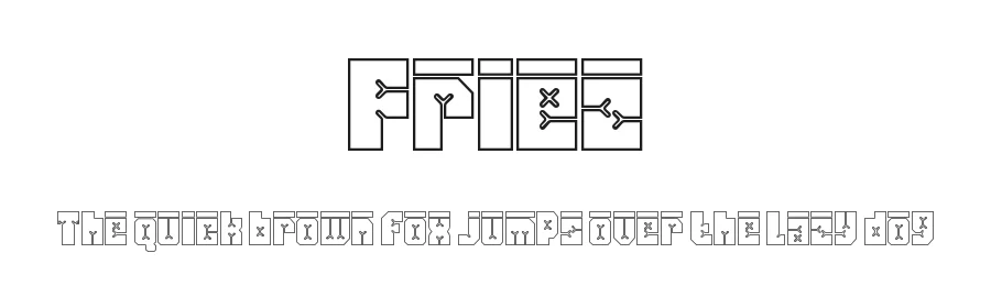 Friez by PutraCetol Studio — Decorative Font