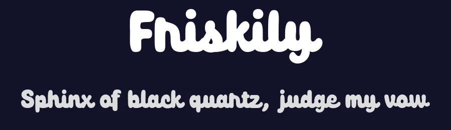 Friskily by Niskala Huruf — Script Handwritten Font — thumbnail 2