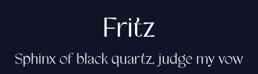 Fritz by Four Lines — Sans Serif Font — thumbnail 2