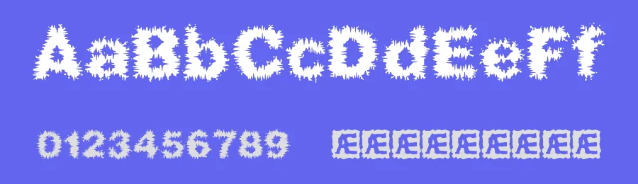Frizzed BRK by Ænigma — Decorative Font — thumbnail 3