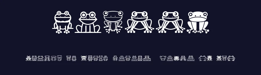 Froggy by Vladimir Nikolic — Dingbats Font — thumbnail 2