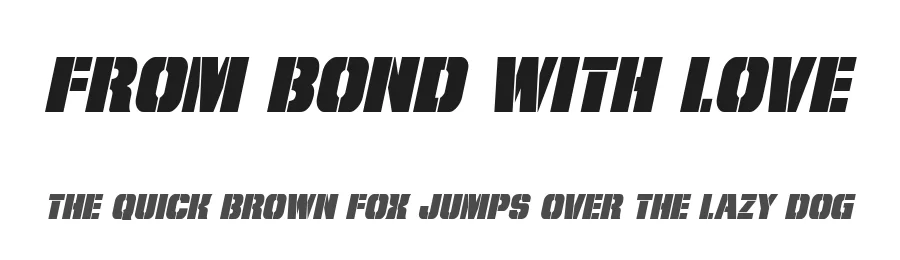 From Bond With Love