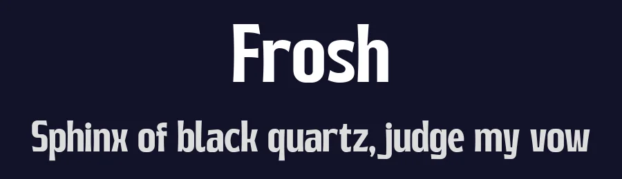 Frosh by TypeClassHeroes — Sans Serif Font — thumbnail 2