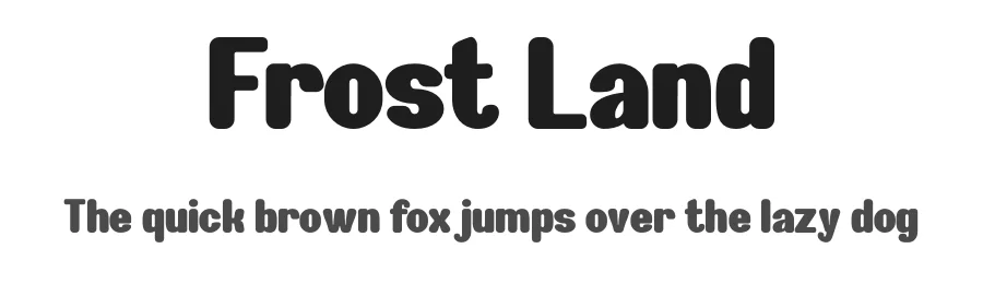 Frost Land by Gilang Ternadho — Sans Serif Font