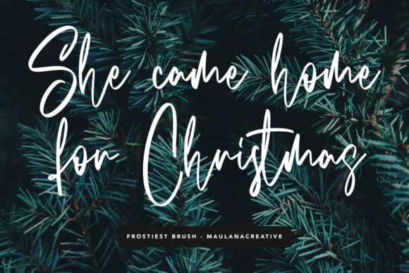 Frostiest Brush Font by Maulana Creative — Script Handwritten Font — thumbnail 2