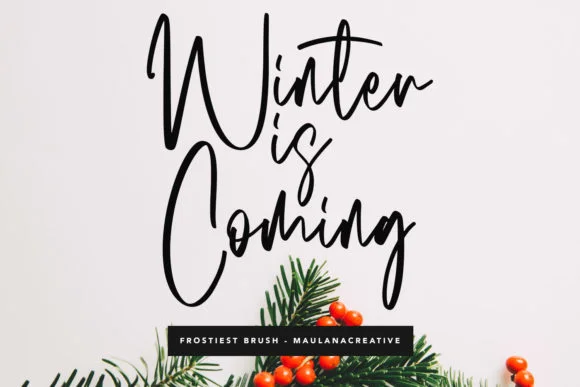 Frostiest Brush Font by Maulana Creative — Script Handwritten Font — thumbnail 3