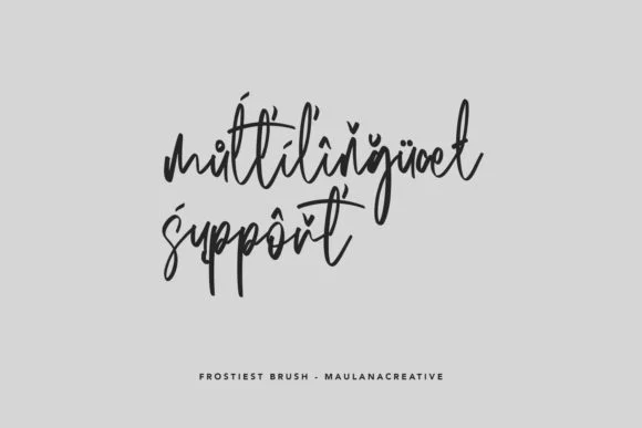 Frostiest Brush Font by Maulana Creative — Script Handwritten Font — thumbnail 5