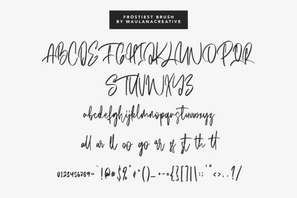 Frostiest Brush Font by Maulana Creative — Script Handwritten Font — thumbnail 7