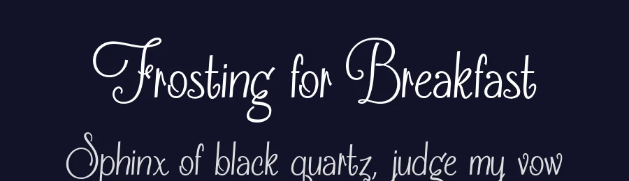 Frosting for Breakfast by Lee Batchelor — Script Handwritten Font — thumbnail 2