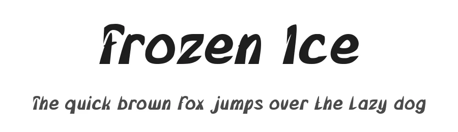 Frozen Ice