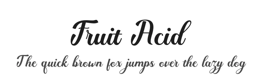 Fruit Acid