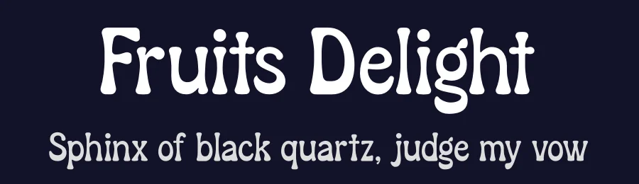 Fruits Delight by Storytype Studio — Decorative Font — thumbnail 2