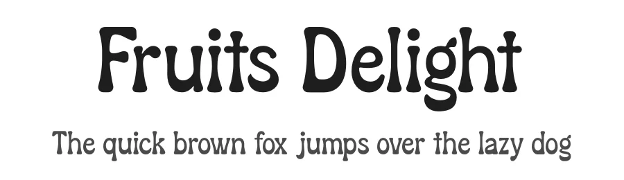Fruits Delight by Storytype Studio — Decorative Font