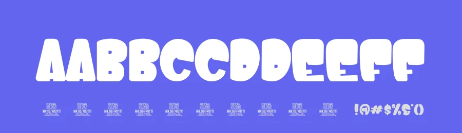 Frutti by Måns Grebäck — Decorative Font — thumbnail 3