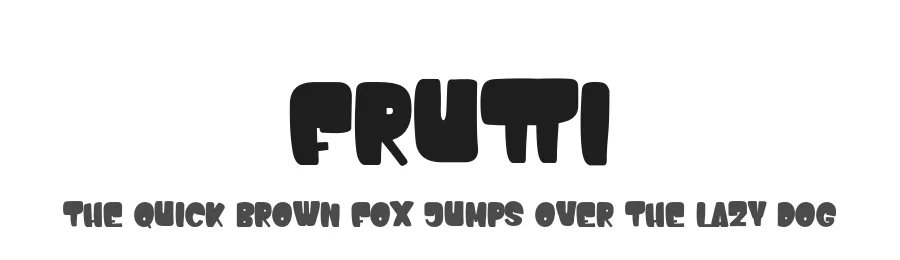 Frutti by Måns Grebäck — Decorative Font