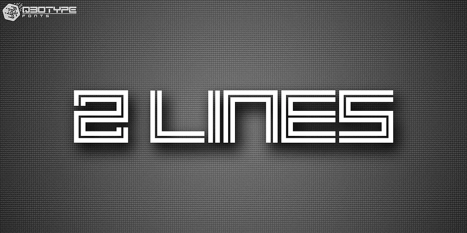 2 lines by Qbotype Fonts — Display Font — thumbnail 2