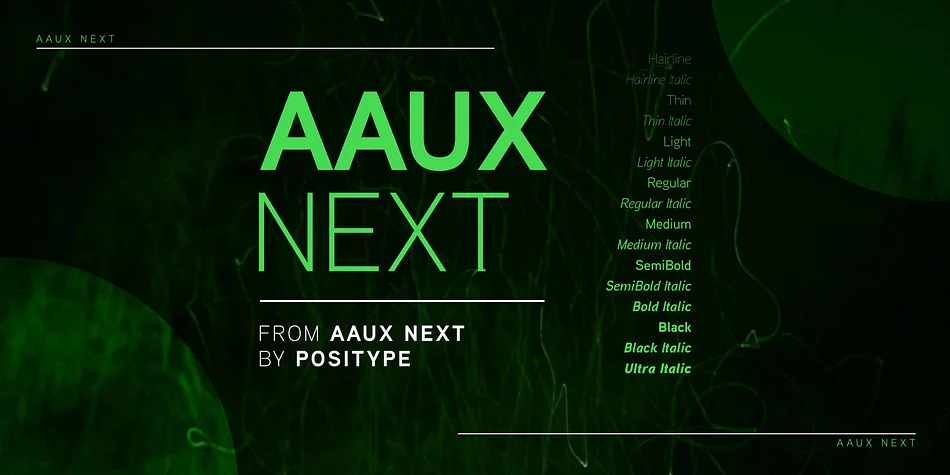 Aaux Next Super Family by Positype — Display Font