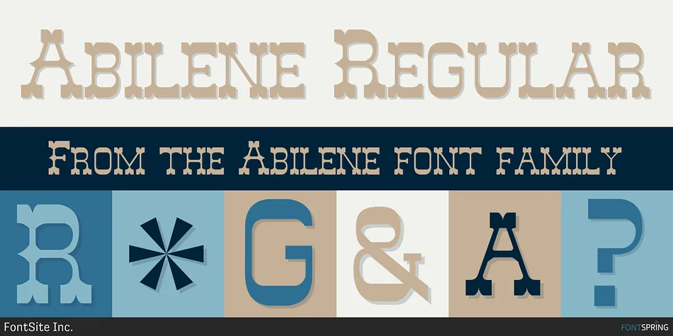 Abilene by FontSite Inc. — Decorative Font