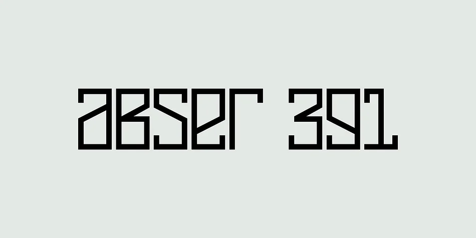 Abser 391 by Qbotype Fonts — Display Font