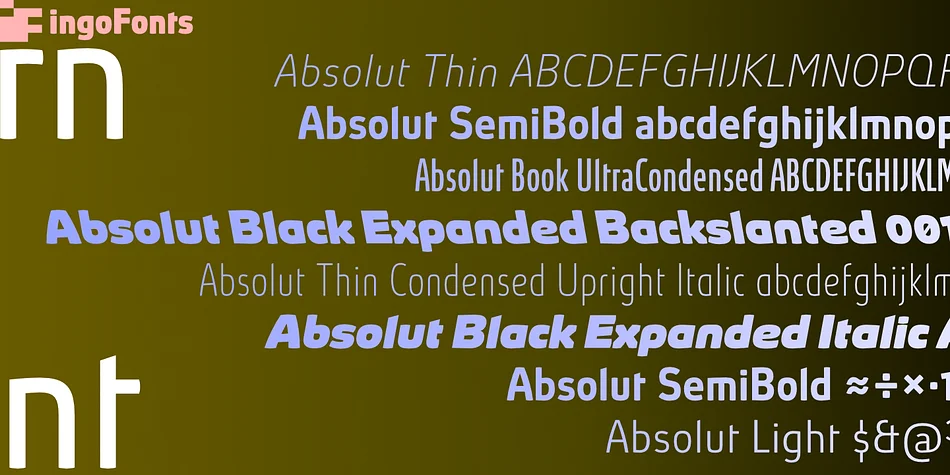 Absolut Pro by ingoFonts — Display Font — thumbnail 5