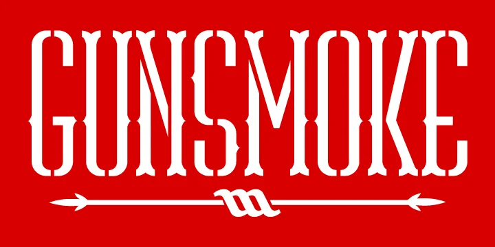 ABTS GUNSMOKE by Albatross — Decorative Font