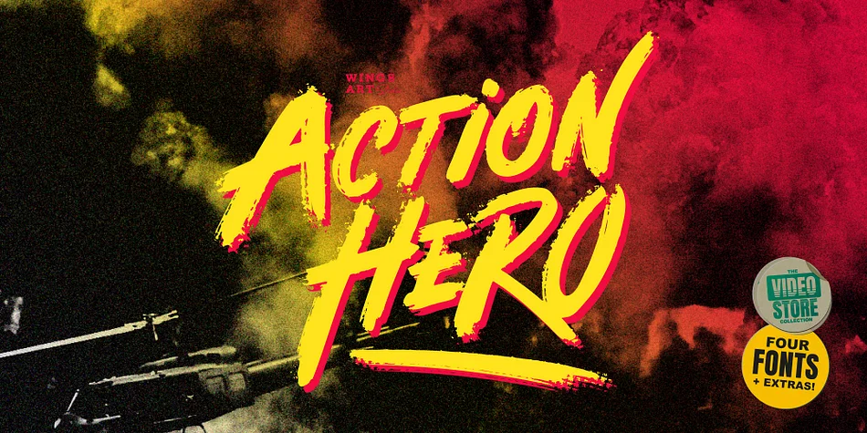 Action Hero by Wingsart Studio — Display Font