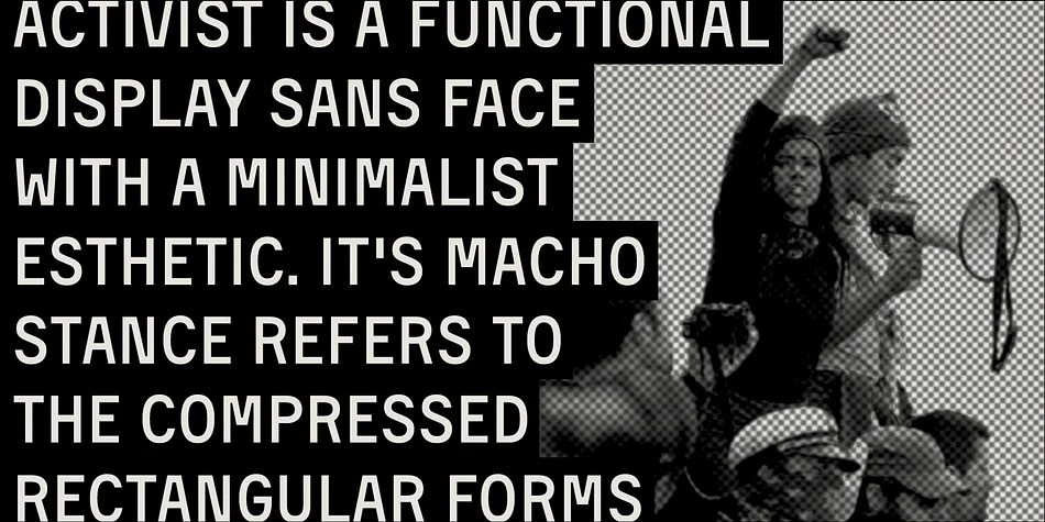 ACTIVIST by Brownfox — Display Font — thumbnail 4