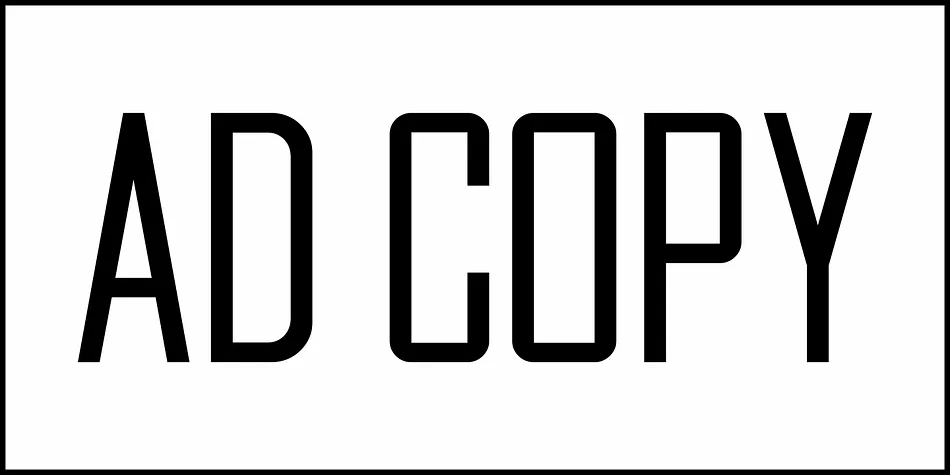 AD COPY JNL by Jeff Levine Fonts — Display Font — thumbnail 2