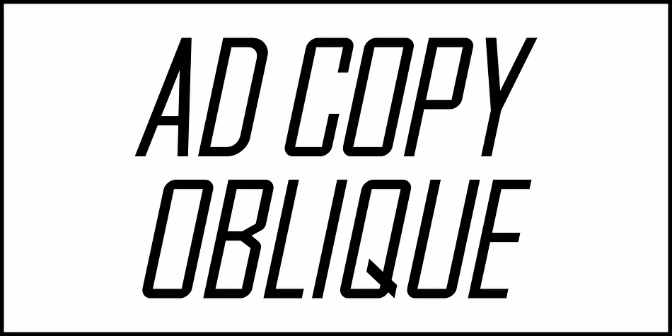 AD COPY JNL by Jeff Levine Fonts — Display Font — thumbnail 4