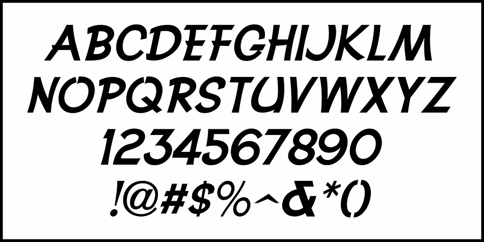 Advertising Service JNL by Jeff Levine Fonts — Display Font — thumbnail 5