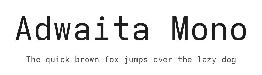 Adwaita Mono