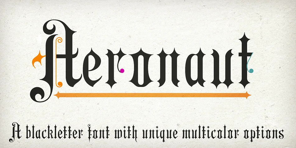 Aeronaut by FaceType — Blackletter Font