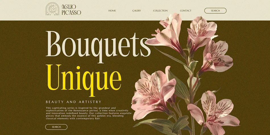 Aglio Picasso by Jolicia Type — Decorative Font — thumbnail 5
