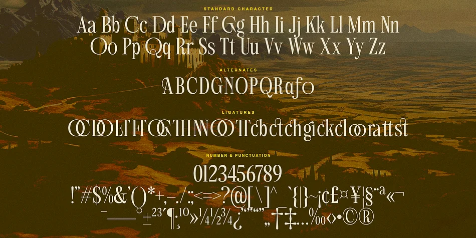 Aglio Picasso by Jolicia Type — Decorative Font — thumbnail 7