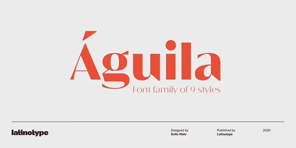 Águila by Latinotype — Display Font