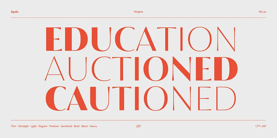 Águila by Latinotype — Display Font — thumbnail 3