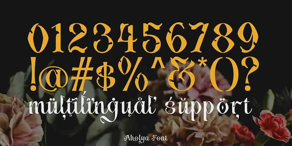 Aholya by TypeClassHeroes — Decorative Font — thumbnail 5