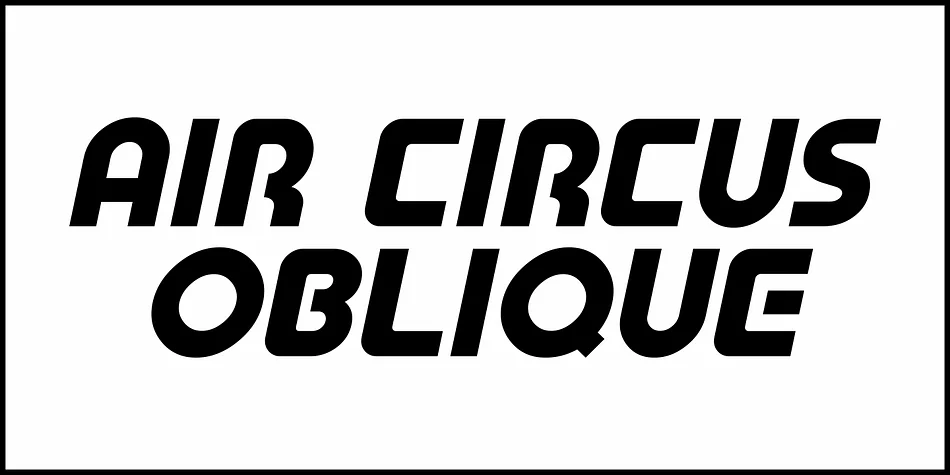 AIR CIRCUS JNL by Jeff Levine Fonts — Display Font — thumbnail 4