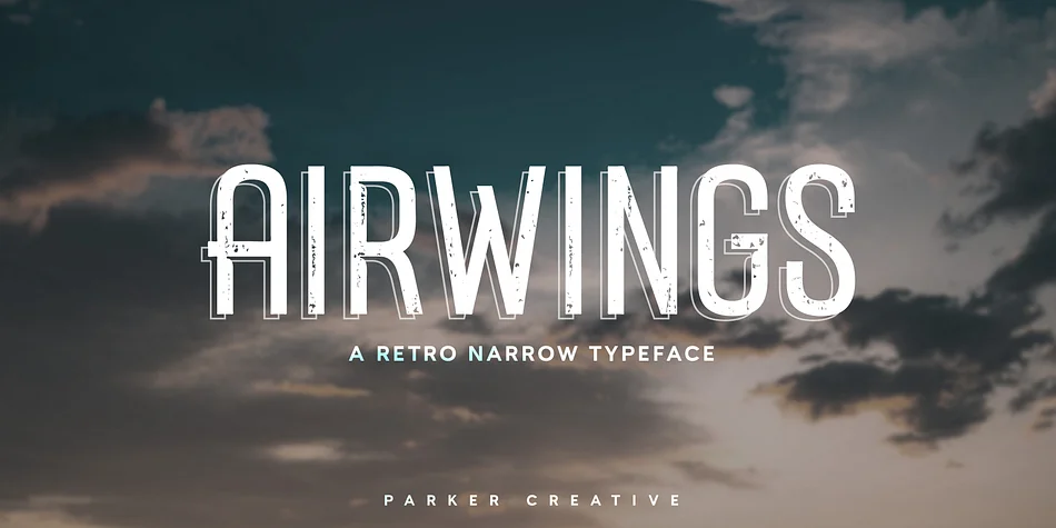 Airwings by Parker Creative — Display Font