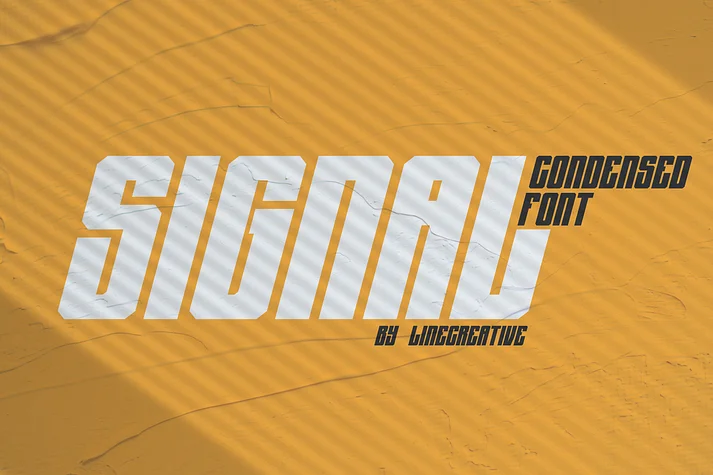 AJ Signal by Linecreative — Display Font
