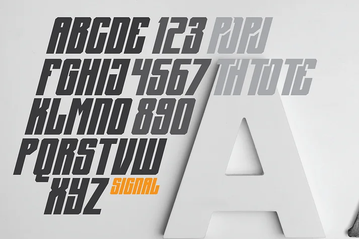 AJ Signal by Linecreative — Display Font — thumbnail 3