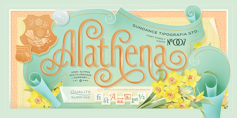 Alathena by Studio Sun β Decorative Font
