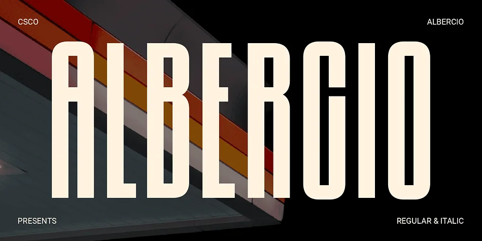 Albercio by Craft Supply Co. — Display Font