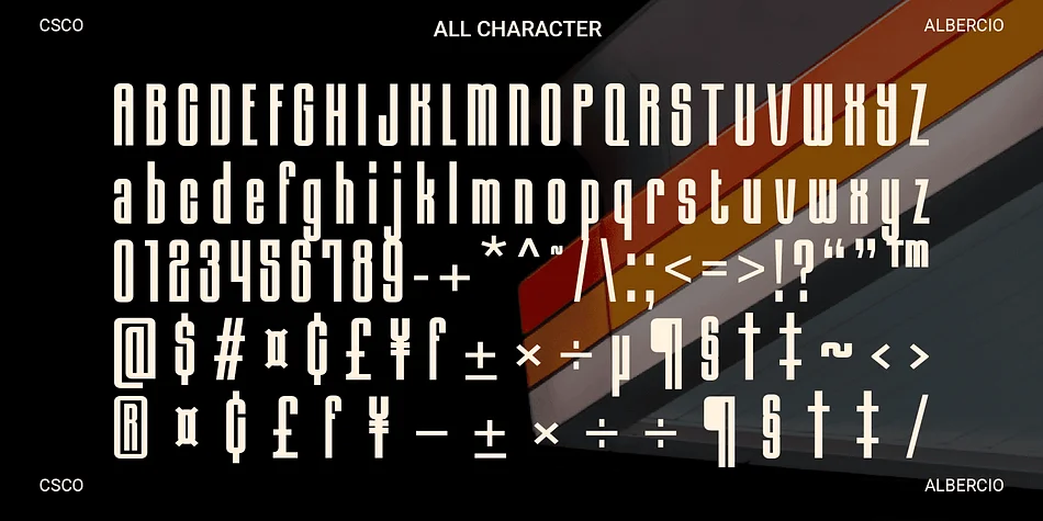 Albercio by Craft Supply Co. — Display Font — thumbnail 6