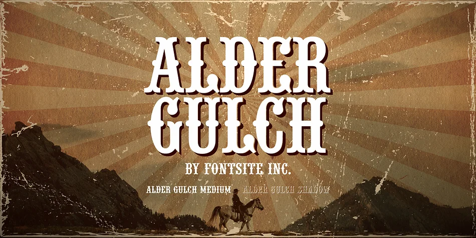 ALDER GULCH by FontSite Inc. — Decorative Font