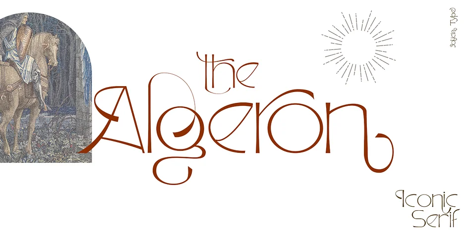 Algeron by Jolicia Type — Display Font