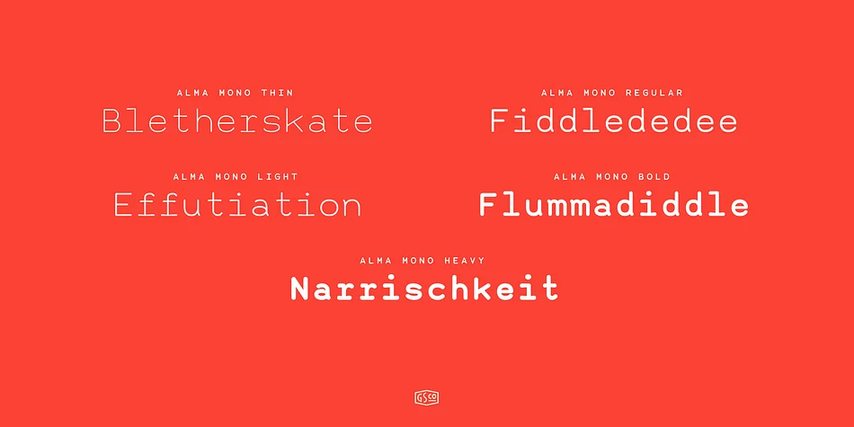 Alma Mono by Great Scott — Decorative Font — thumbnail 5