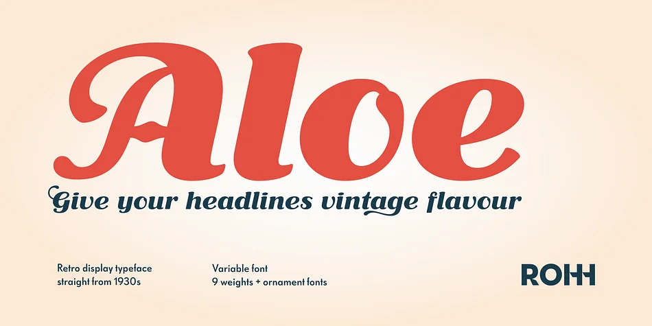 Aloe by ROHH — Dingbats Font