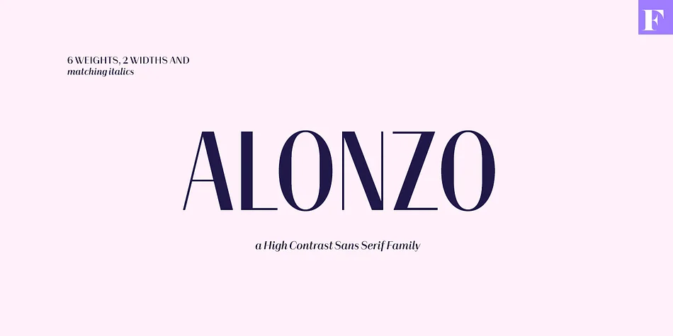 Alonzo by Fenotype — Decorative Font