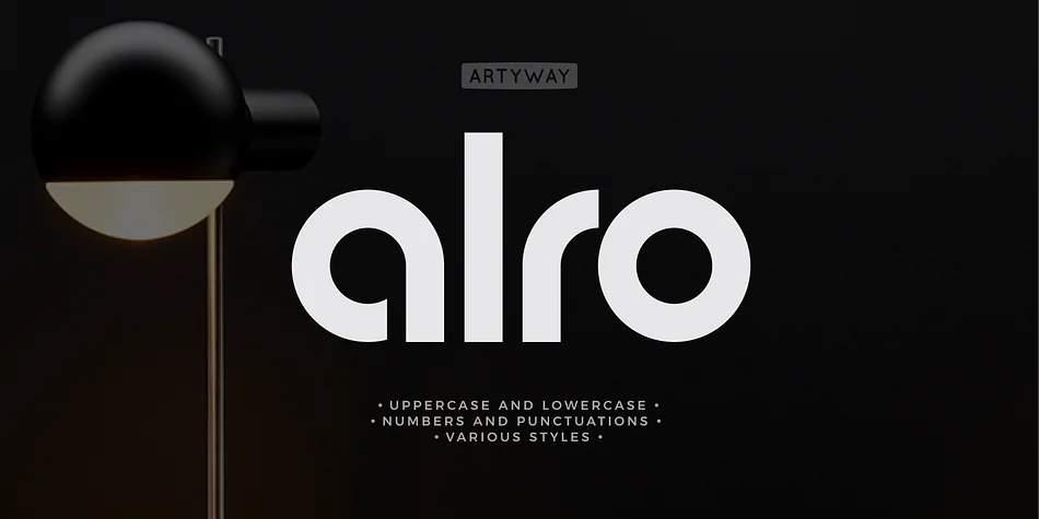 Alro by Artyway — Display Font